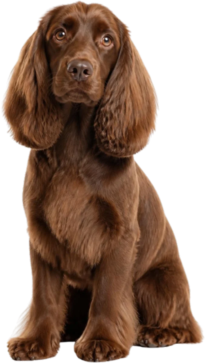 Brown cocker spaniel